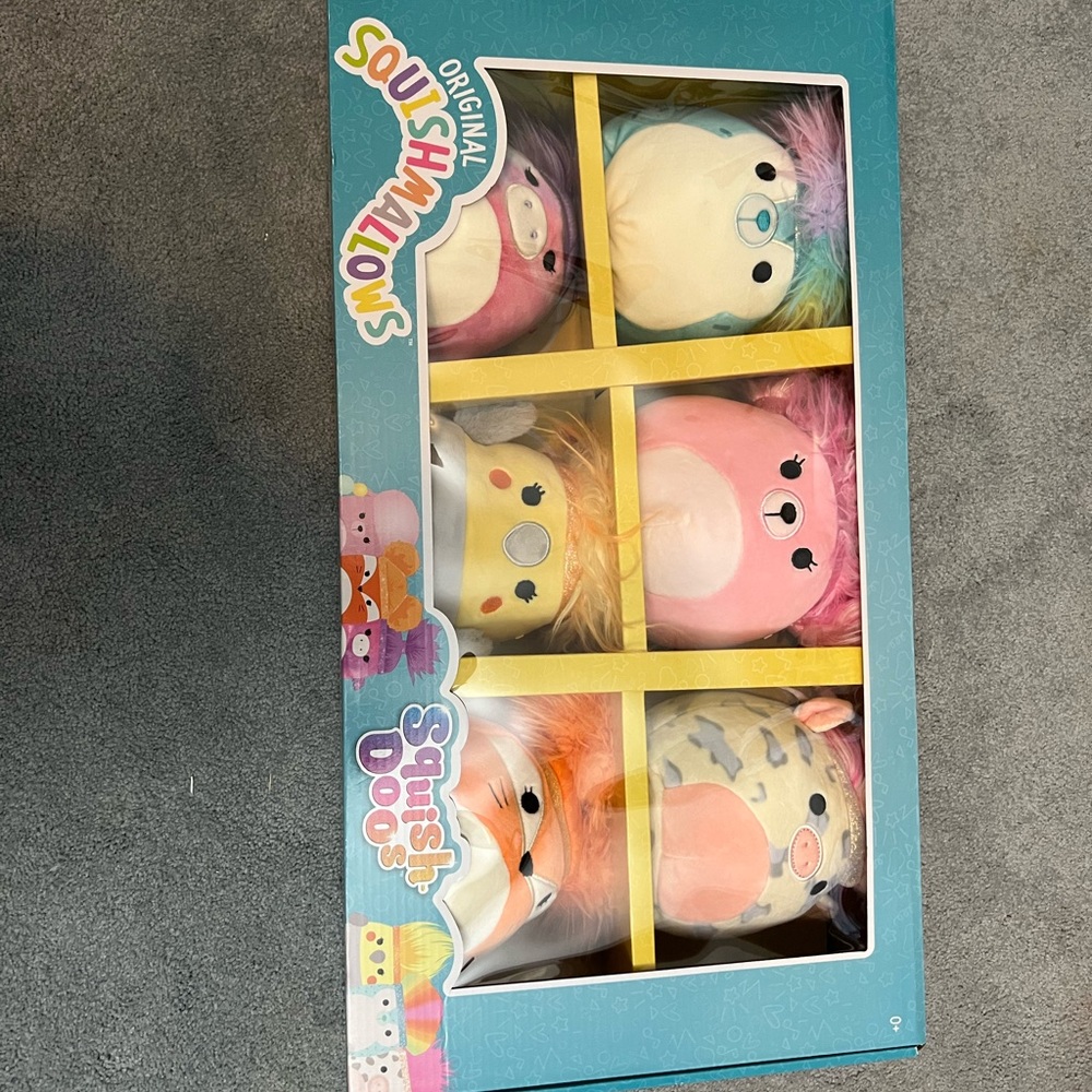 6 Brand new 5 inch squishmallow squish Doos!